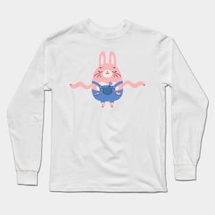 Bunny doing arm wave Long Sleeve T-Shirt